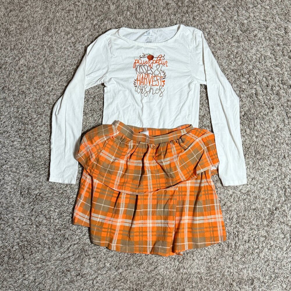 Like New Fall Skirt and Shirt Set - Size 12